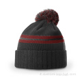 Beanie a strisce classiche acriliche 100%